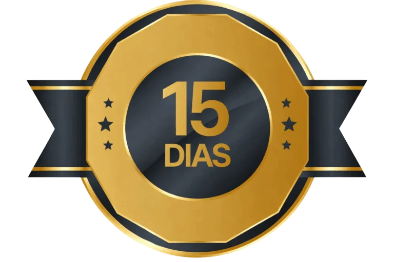 Selo de garantia de 15 dias